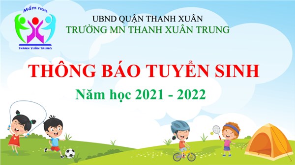 Kế hoạch tuyển sinh năm học 2021 - 2022